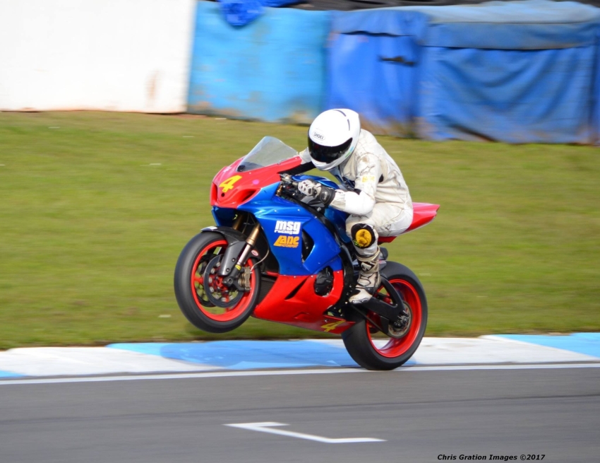 Sam Osborne from Lane Motorsport at Donington Park