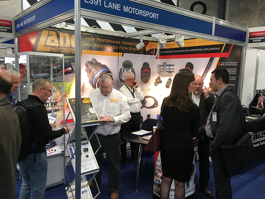 Lane Motorsport stand at Autosport International / Engineering