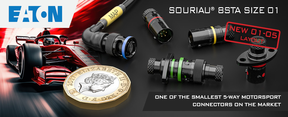 Souriau 8STA size 01-05 motorsport / autosport connectors 5 pin miniture