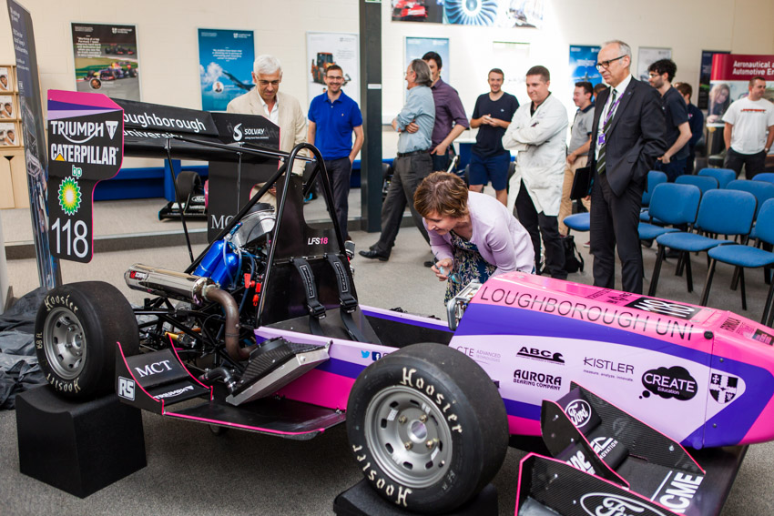 Loughborough’s Formula Student team car