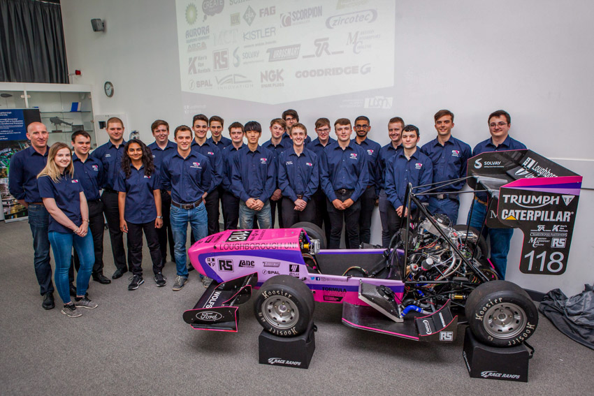 Loughborough’s Formula Student team sponsored by Lane Motorsport