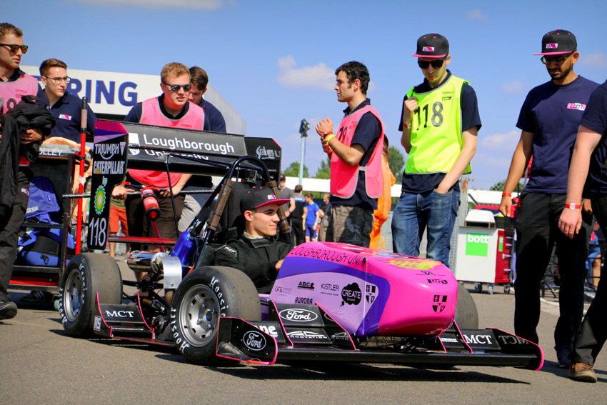 Loughborough’s Formula Student team sponsored by Lane Motorsport