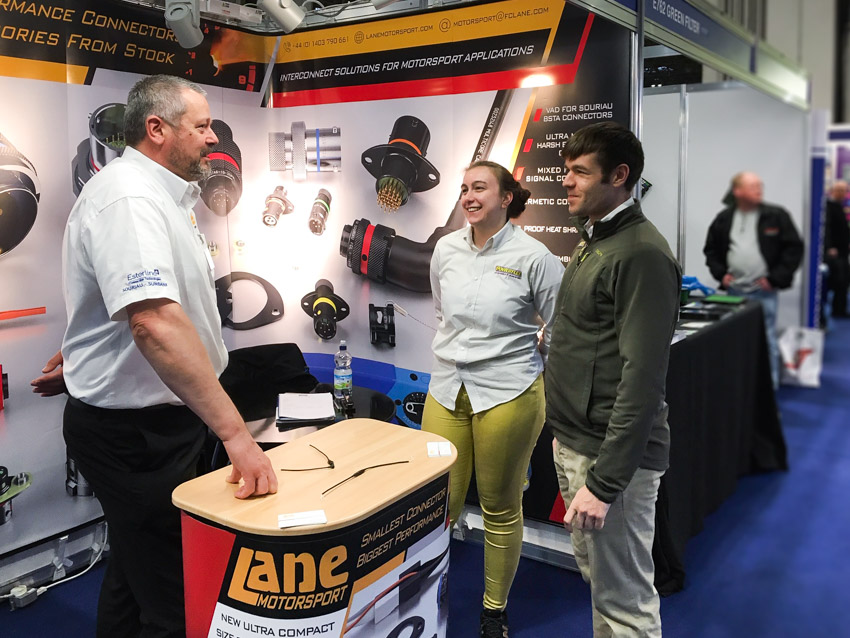 Lane Motorsport stand on Autosport Engineering 2019 show