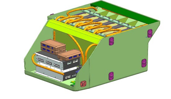 Battery pack design in CAD