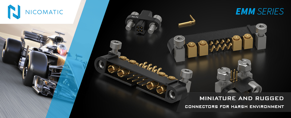 Nicomatic EMM Series connectors for harsh environment