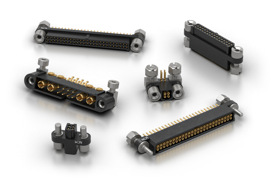 Nicomatic EMM motorsport / autosport rectangular lightweight miniature connectors