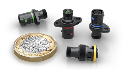 Souriau 8STA 01 size miniature signal motorsport / autosport circular connectors for sensors