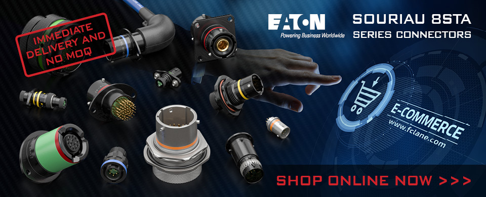 Eaton Souriau 8STA Connectors available from E-commerce online store with no MOQ